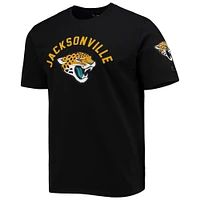 Men's Pro Standard Black Jacksonville Jaguars Team Classic Bristle Slim-Fit T-Shirt