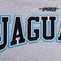 Men's Pro Standard Heather Gray Jacksonville Jaguars Crest Emblem Pullover Sweatshirt