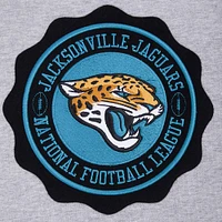 Men's Pro Standard Heather Gray Jacksonville Jaguars Crest Emblem Pullover Sweatshirt