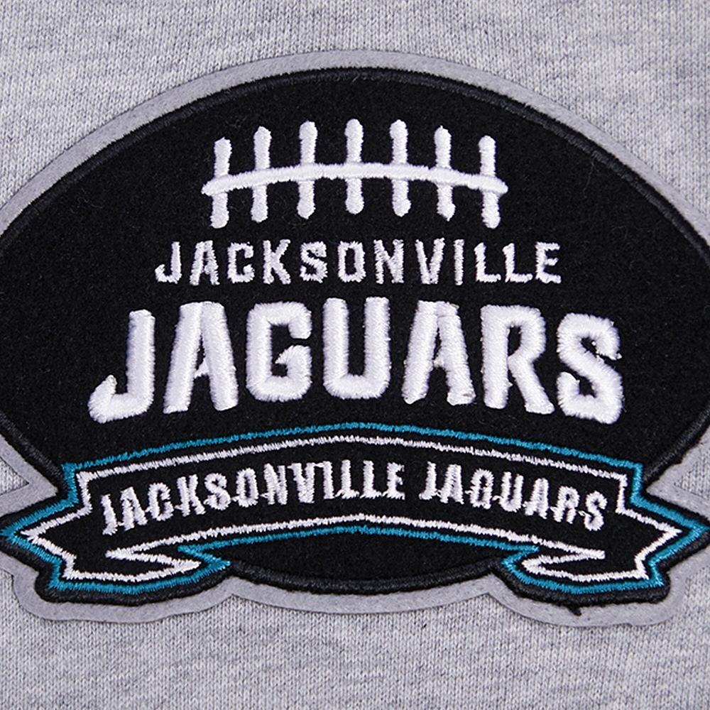 Sweat-shirt Pro Standard Heather Grey pour homme Jacksonville Jaguars Crest Emblem