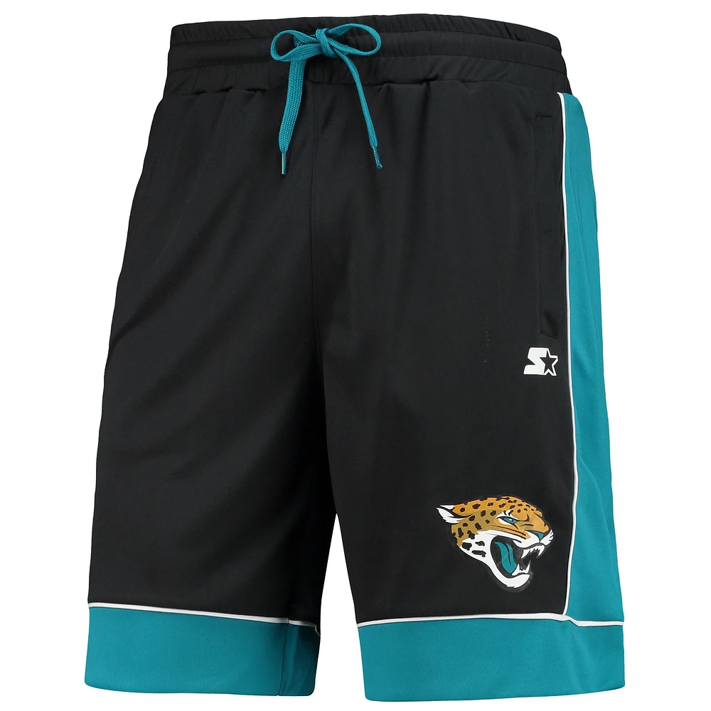 Starter Noir/Sarcelle Jacksonville Jaguars Fan Favorite Fashion Shorts pour homme