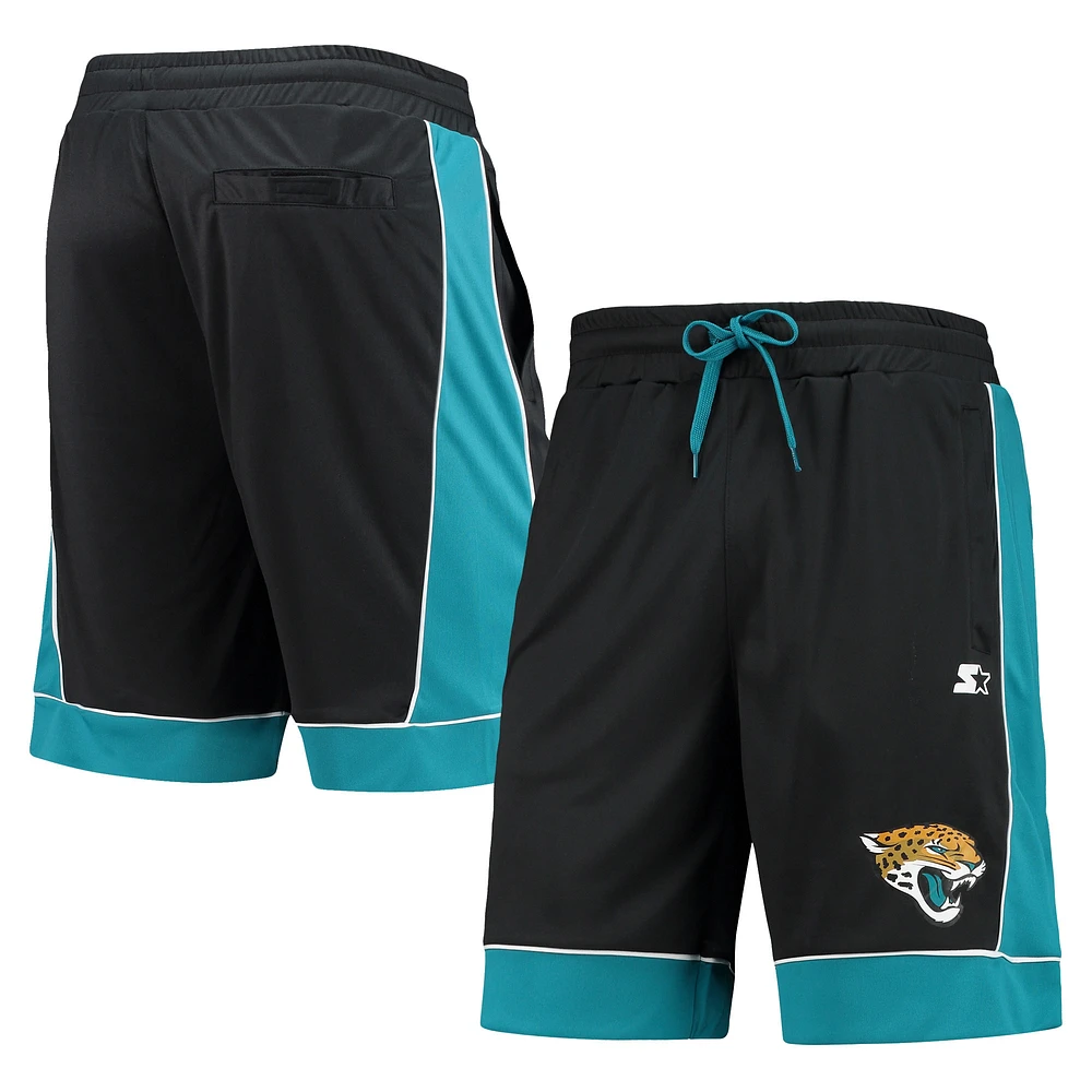 Starter Noir/Sarcelle Jacksonville Jaguars Fan Favorite Fashion Shorts pour homme