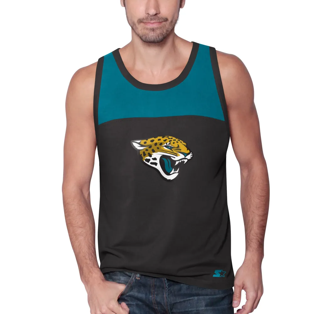 Lids Jacksonville Jaguars Starter Logo Touchdown Fashion Tank Top -  Black/Teal