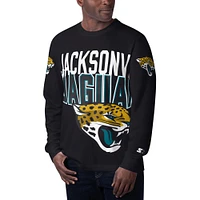 T-shirt à manches longues Starter noir Jacksonville Jaguars Clutch Hit pour homme