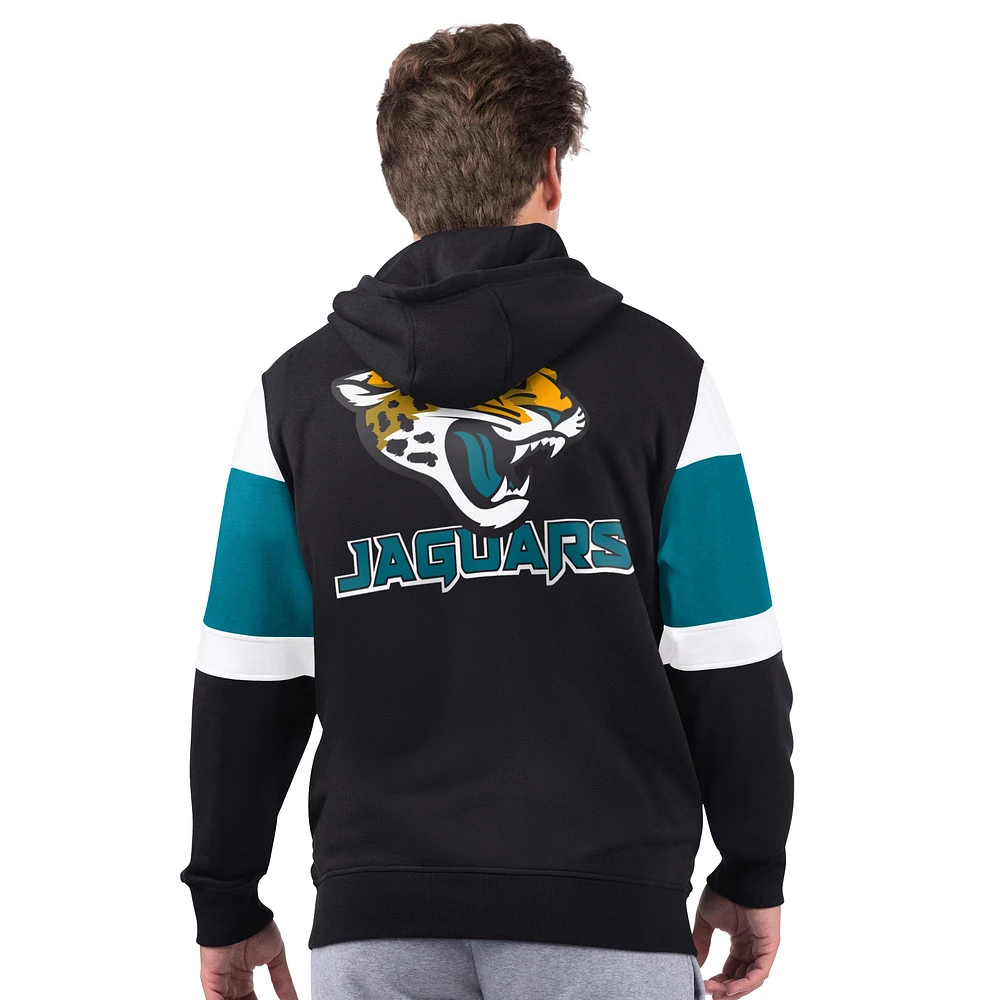 Sweat à capuche zippé intégral Jacksonville Jaguars Starter Black pour homme