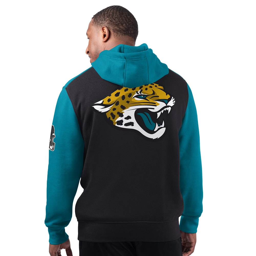 Men's Starter Black Jacksonville Jaguars Extreme Pullover Hoodie