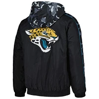 Men's Starter Black Jacksonville Jaguars Thursday Night Gridiron Full-Zip Hoodie