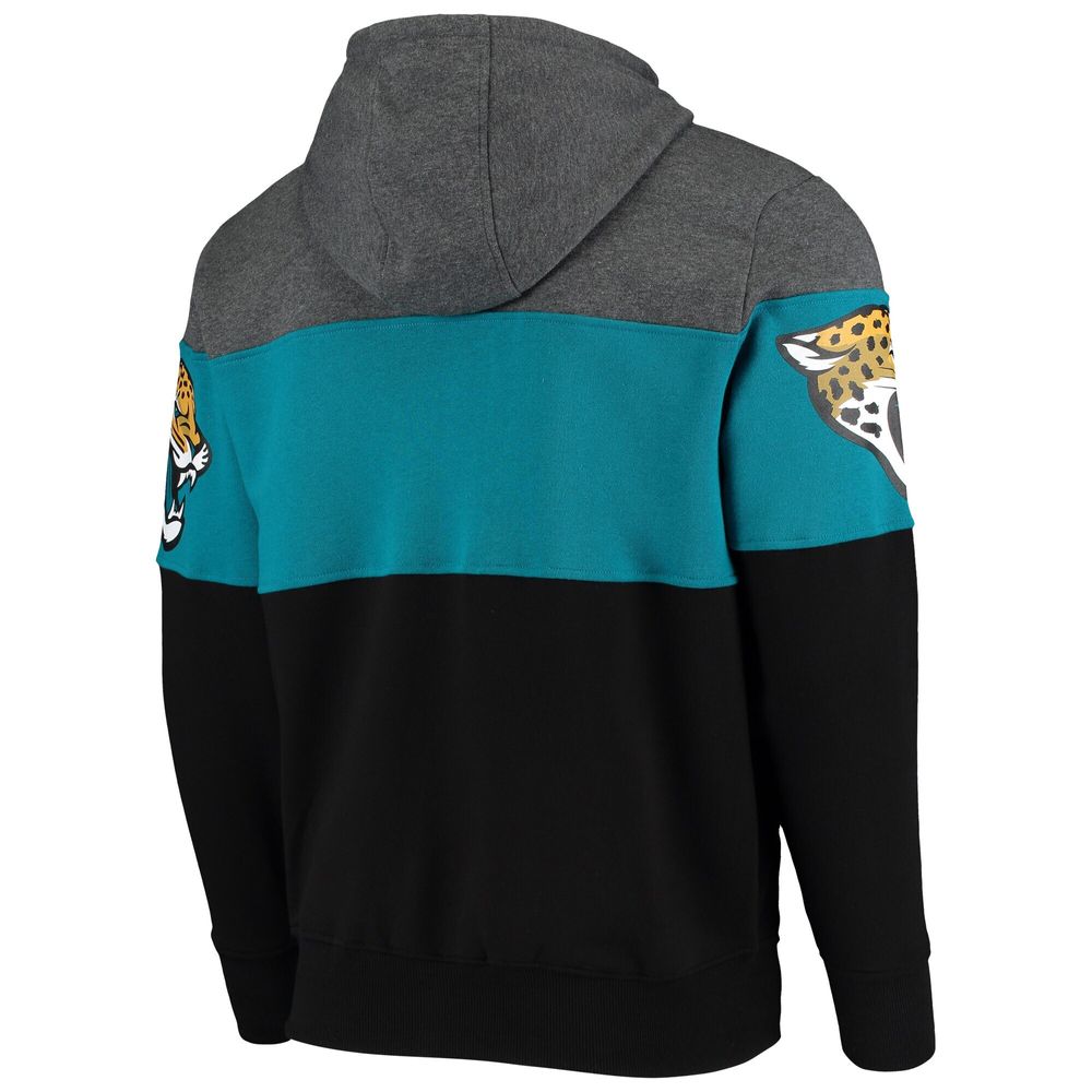 Blue and Black Starter Jacksonville Jaguars Hooded Jacket