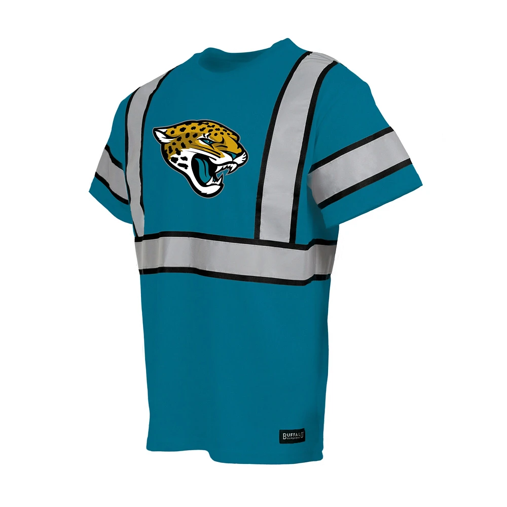 Men's Teal Jacksonville Jaguars Safety Heavyweight T-Shirt