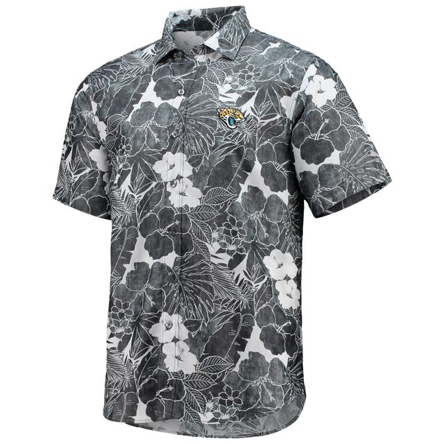 Chemise boutonnée IslandZone à motif floral des Jaguars de Jacksonville Tommy Bahama pour homme