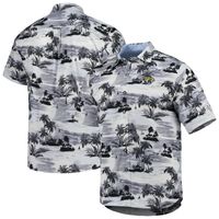 Men's Tommy Bahama Black Jacksonville Jaguars Sport Tropical Horizons Button-Up Shirt