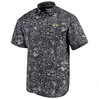 Men's Tommy Bahama Black Jacksonville Jaguars Tiki Luau Woven Button-Up Shirt