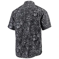 Men's Tommy Bahama Black Jacksonville Jaguars Tiki Luau Woven Button-Up Shirt