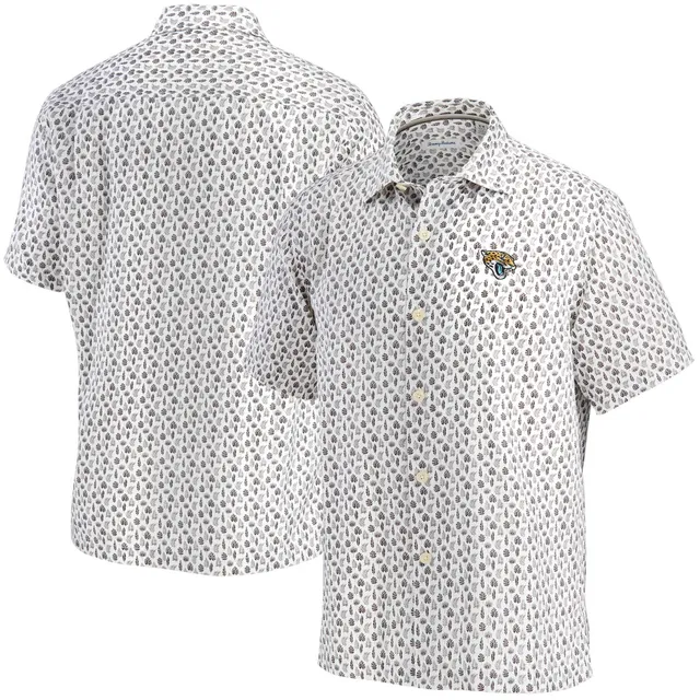 Tommy Bahama Men's Tommy Bahama Black Jacksonville Jaguars Sport Azule  Oasis Camp Button-Up Shirt