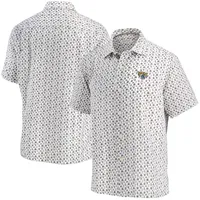 Chemise boutonnée tissée Tommy Bahama Jacksonville Jaguars Baja Mar pour homme, blanche