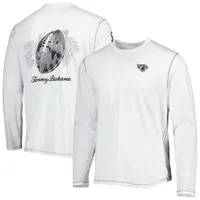 Cincinnati Bengals Tommy Bahama Laces Out Billboard Long Sleeve T-Shirt -  White