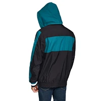 Veste à capuche légère demi-zip Gael Jacksonville Jaguars noire Tommy Hilfiger pour homme