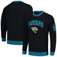 Sweat-shirt Tommy Hilfiger noir Jacksonville Jaguars Reese Raglan Tri-Blend pour hommes