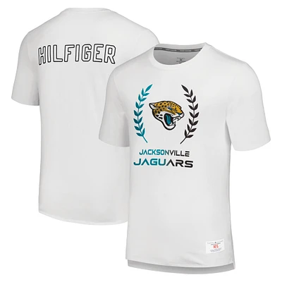 T-shirt Tommy Hilfiger blanc Jacksonville Jaguars Miles pour hommes