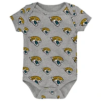 Newborn & Infant Jacksonville Jaguars Team Starter 3-Pack Bodysuit Set