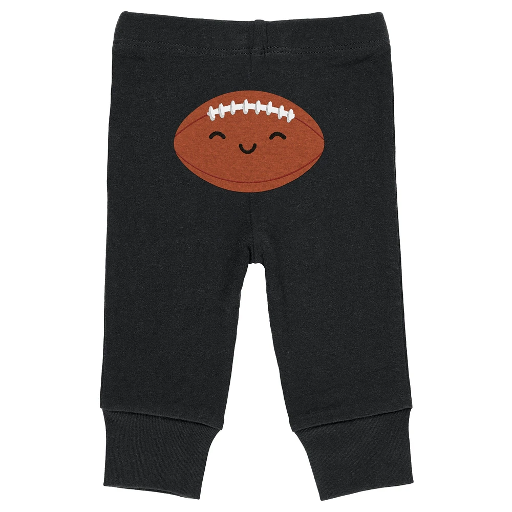 Newborn & Infant WEAR by Erin Andrews Gray/Black/White Jacksonville Jaguars Three-Piece Turn Me Around Bodysuits Pant Set