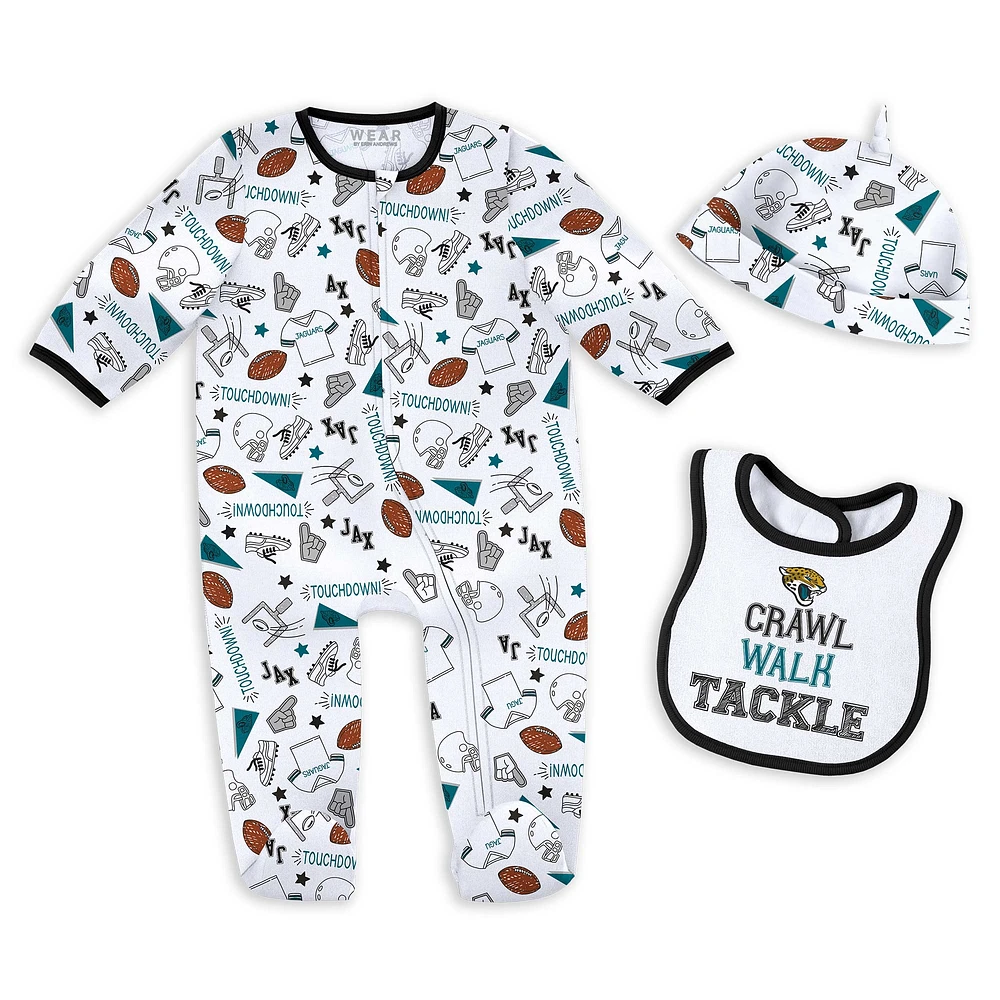 Newborn & Infant WEAR by Erin Andrews Jacksonville Jaguars Sleep Play Set