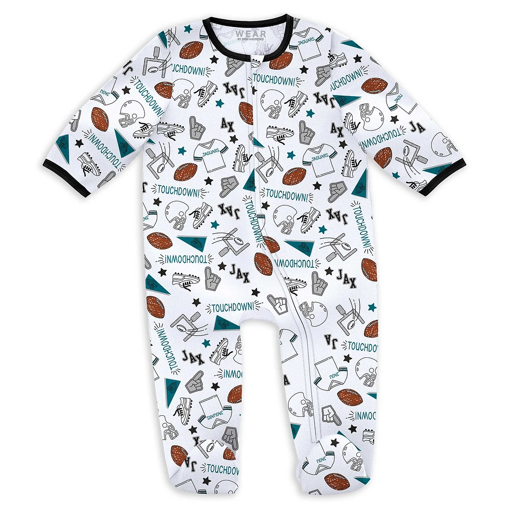 Newborn & Infant WEAR by Erin Andrews Jacksonville Jaguars Sleep Play Set