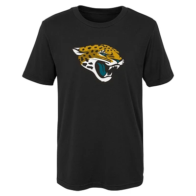 T-shirt noir à logo primaire Jacksonville Jaguars pour enfants d'âge préscolaire