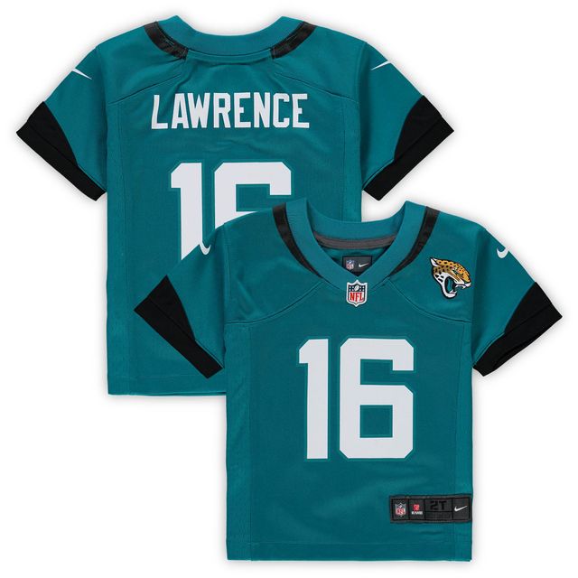 Maillot de match des Jacksonville Jaguars Nike Trevor Lawrence pour enfants d'âge préscolaire, bleu sarcelle