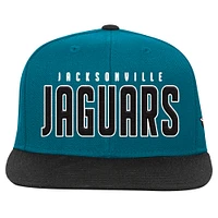 Casquette Snapback Jacksonville Jaguars Lock Up bleu sarcelle/noir préscolaire