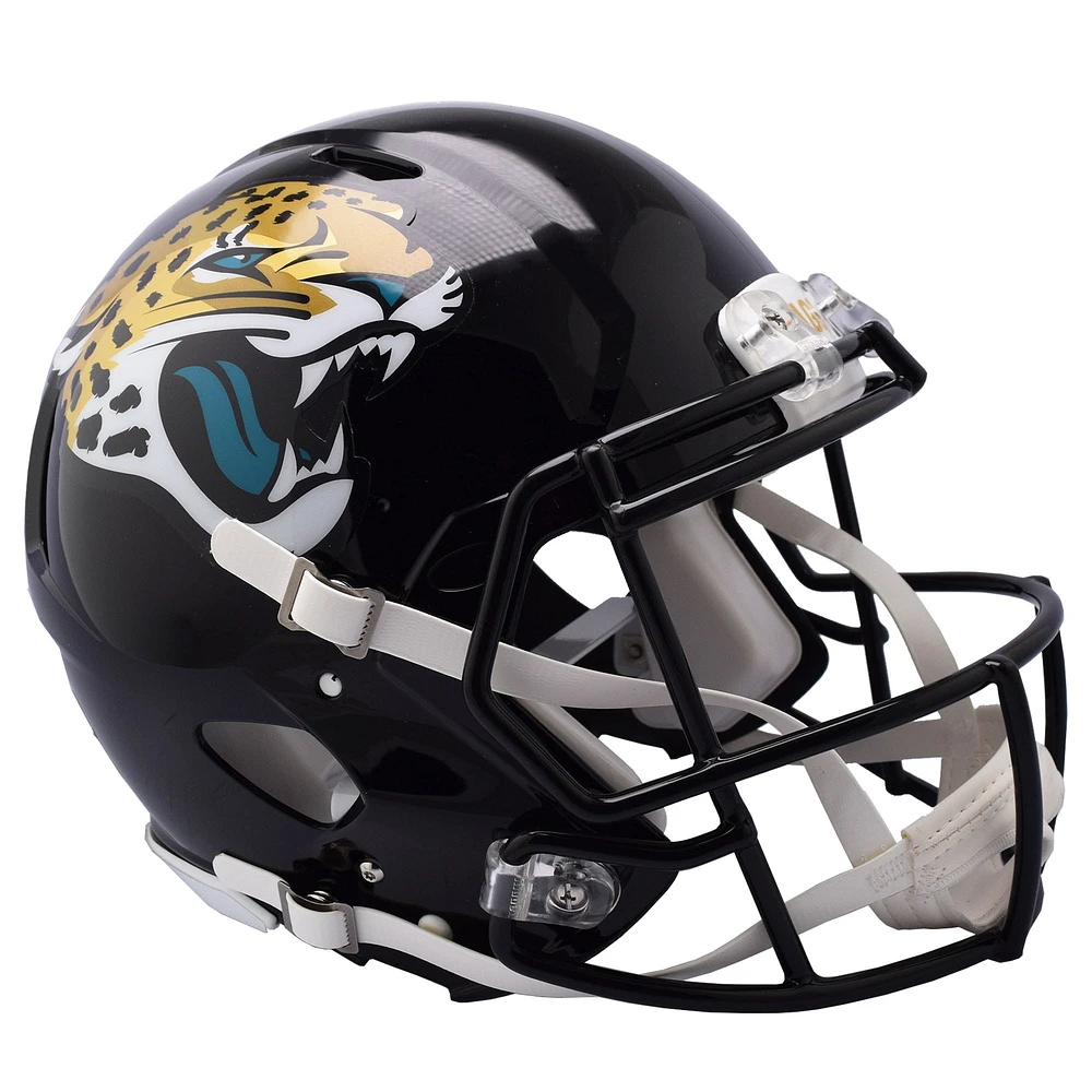 Jacksonville Jaguars Lunar White Revolution Speed Mini Football Helmet