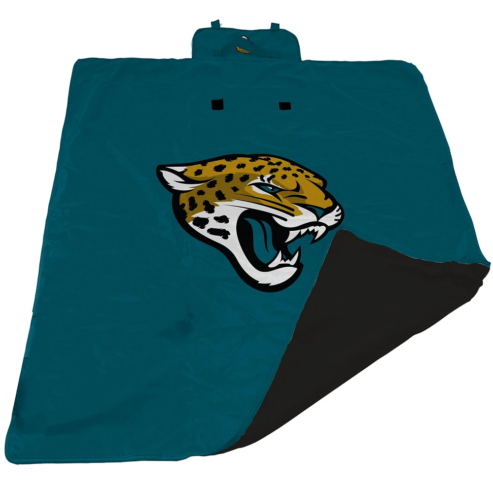 Sarcelle Jacksonville Jaguars Couverture d'extérieur XL toutes saisons 60 po x 80 po