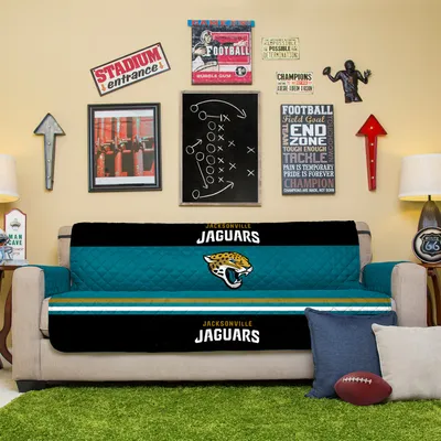 Jacksonville Jaguars Sofa Protector - Teal