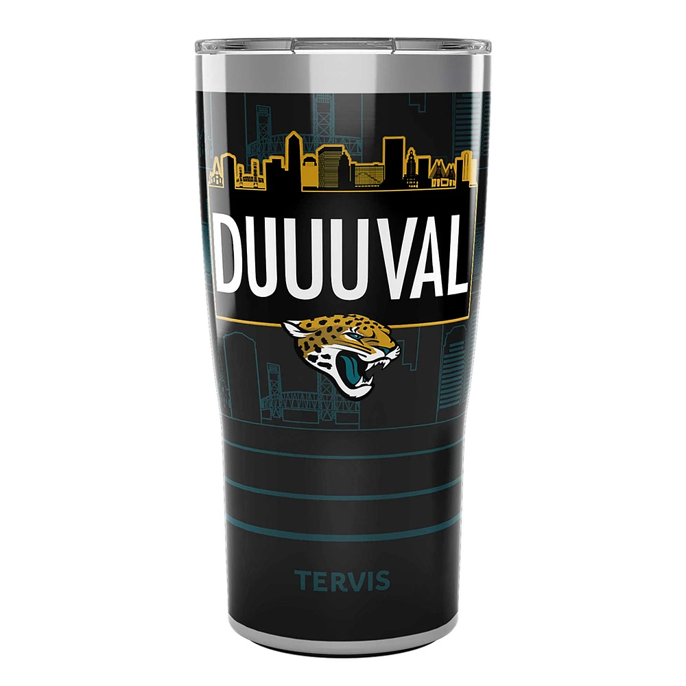 Tervis Jacksonville Jaguars 20oz. Gobelet en acier inoxydable à couvercle coulissant DUUUVAL