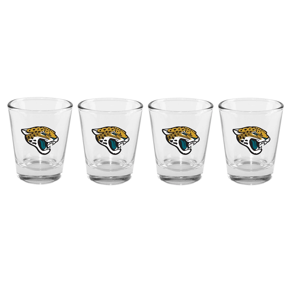 The Memory Company Jacksonville Jaguars 4-Pack 2oz. Ensemble de verres à shot