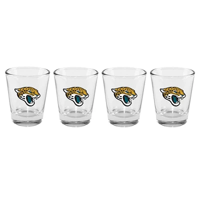 The Memory Company Jacksonville Jaguars 4-Pack 2oz. Ensemble de verres à shot