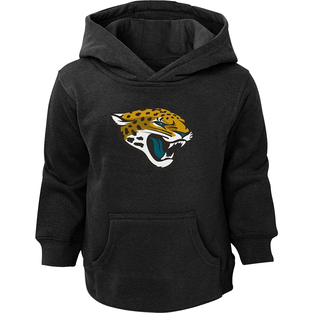 Toddler Black Jacksonville Jaguars Logo Pullover Hoodie