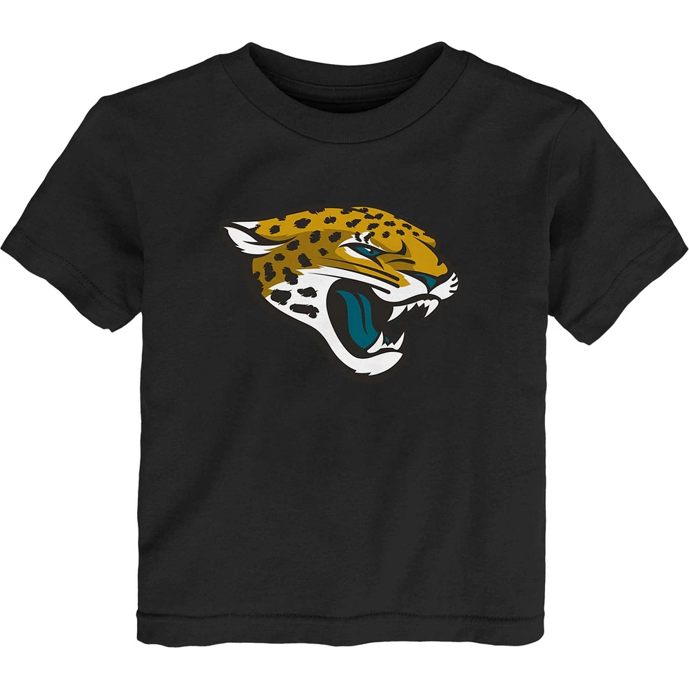 T-shirt noir avec logo principal Jacksonville Jaguars pour tout-petit