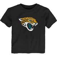 T-shirt noir avec logo principal Jacksonville Jaguars pour tout-petit