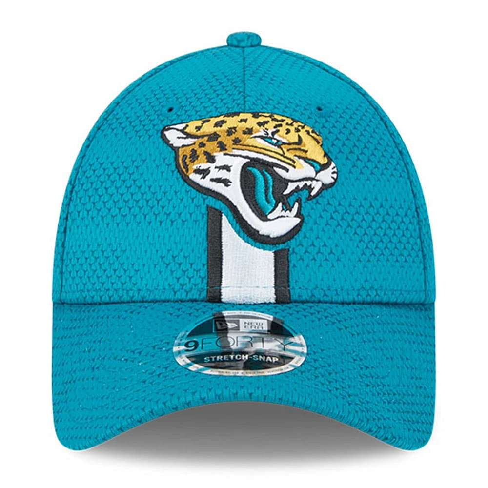 Toddler New Era Teal Jacksonville Jaguars 2024 NFL Sideline 9FORTY Stretch-Snap Hat