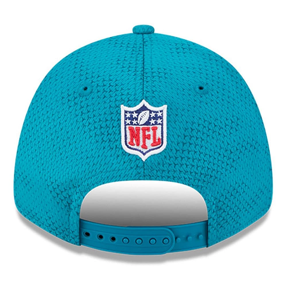 Toddler New Era Teal Jacksonville Jaguars 2024 NFL Sideline 9FORTY Stretch-Snap Hat