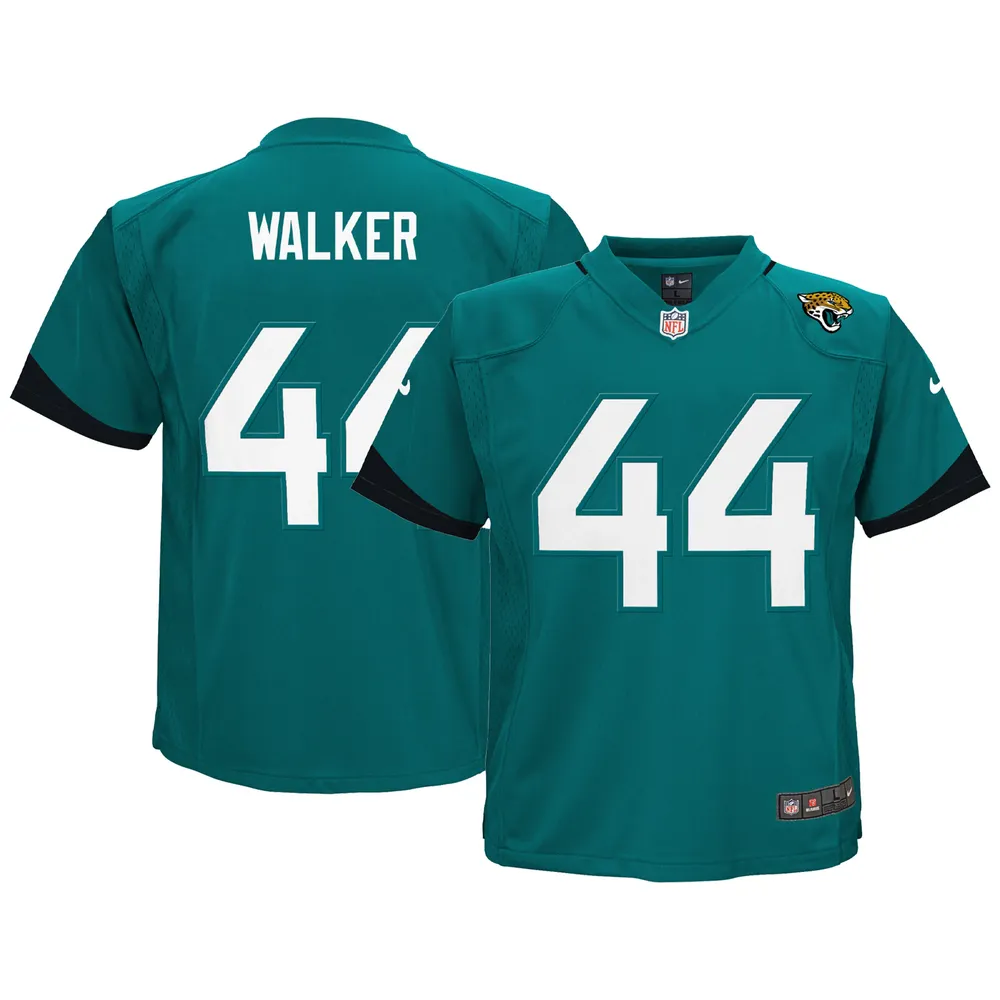 Maillot de match Nike Travon Walker des Jacksonville Jaguars, bleu sarcelle, pour tout-petit