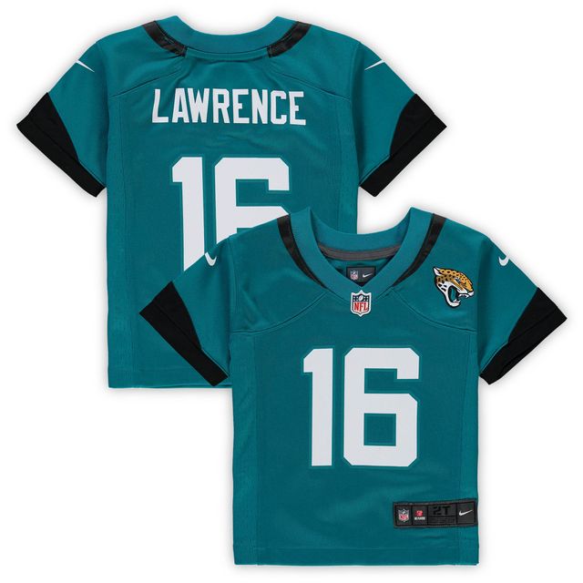 Maillot de match Nike Trevor Lawrence des Jacksonville Jaguars, bleu sarcelle, pour tout-petit