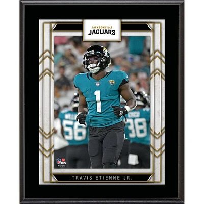 Plaque de joueur sublimée Travis Etienne Jacksonville Jaguars 10,5" x 13"