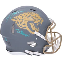 Trevor Lawrence & Brian Thomas Jr. Jacksonville Jaguars Autographed Riddell Slate Speed Authentic Helmet - Limited Edition of 6