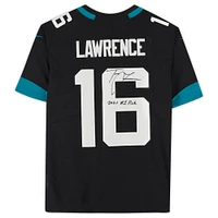 Maillot Nike Limited dédicacé par Trevor Lawrence Black Jacksonville Jaguars avec l'inscription « 2021 #1 Pick »
