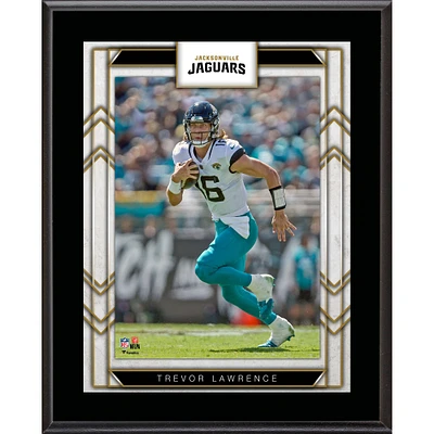 Plaque de Joueur sublimée Trevor Lawrence Jacksonville Jaguars 10,5" x 13"