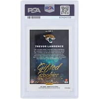 Carte de recrue authentifiée 10 de Trevor Lawrence Jacksonville Jaguars 2021 Panini Donruss Optic Gifted Rookies Purple #GR-1 #12/25 PSA