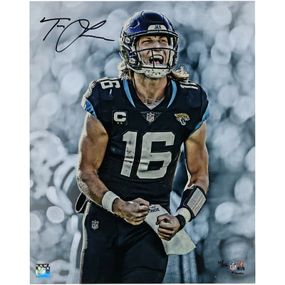 Trevor Lawrence Jacksonville Jaguars Autographed 16" x 20" Scream Photograph - Signed in Black Ink - Limited Edition of 116
