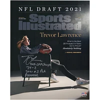 Photographie de couverture de Sports Illustrated autographiée de 16" x 20" par Trevor Lawrence Jacksonville Jaguars avec plusieurs inscriptions - Édition limitée à 16 exemplaires